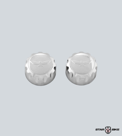 Boutons radio chromés