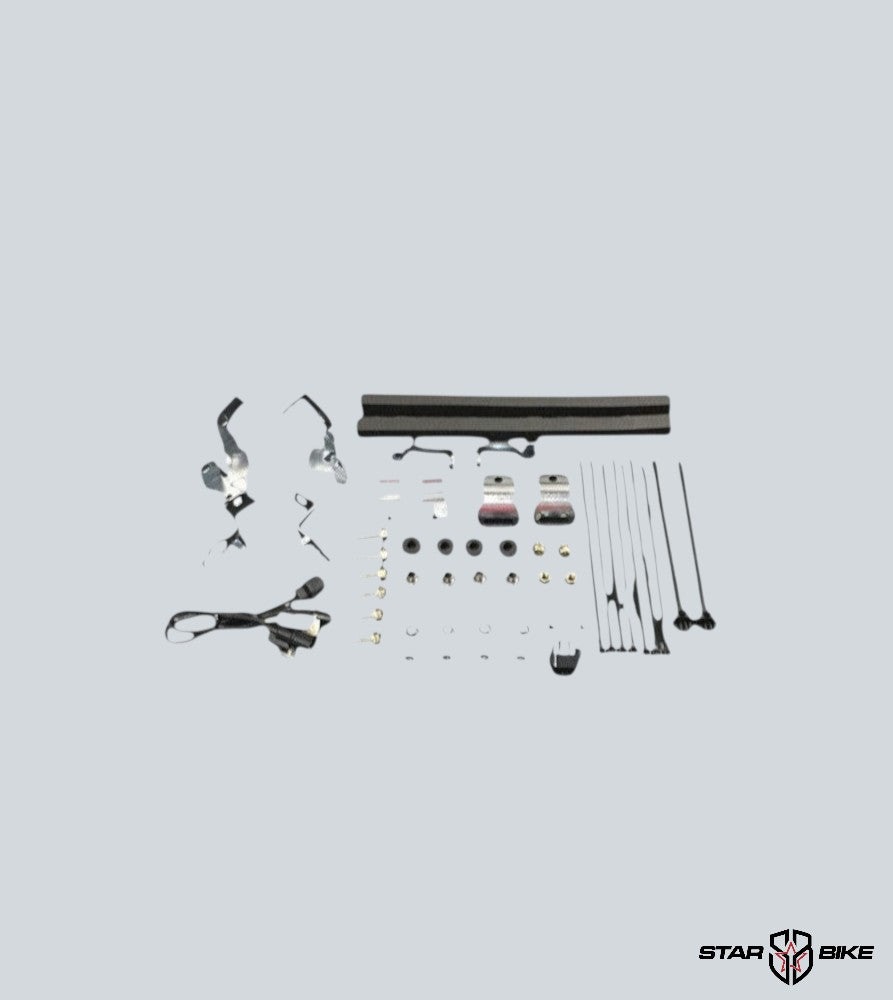 Star Bike multifunction fog light kit with DRL and 3 lighting modes for optimal visibility.
